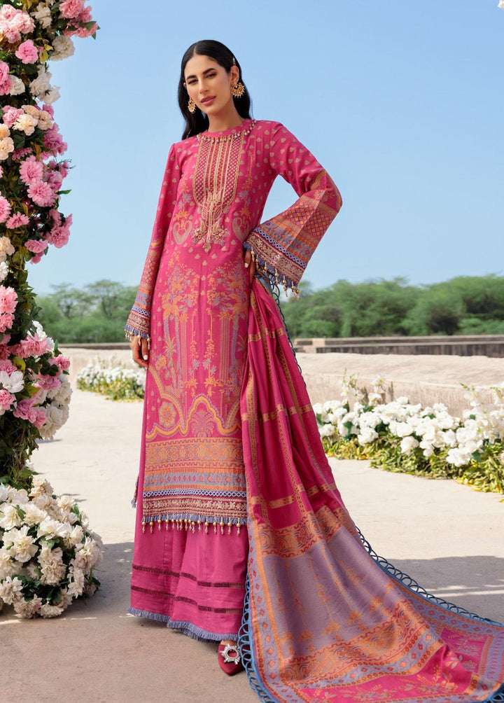 Alannah By Emaan Adeel Embroidered Lawn Suits Unstitched 3 Piece EA22A AL-07 - Festive Collection