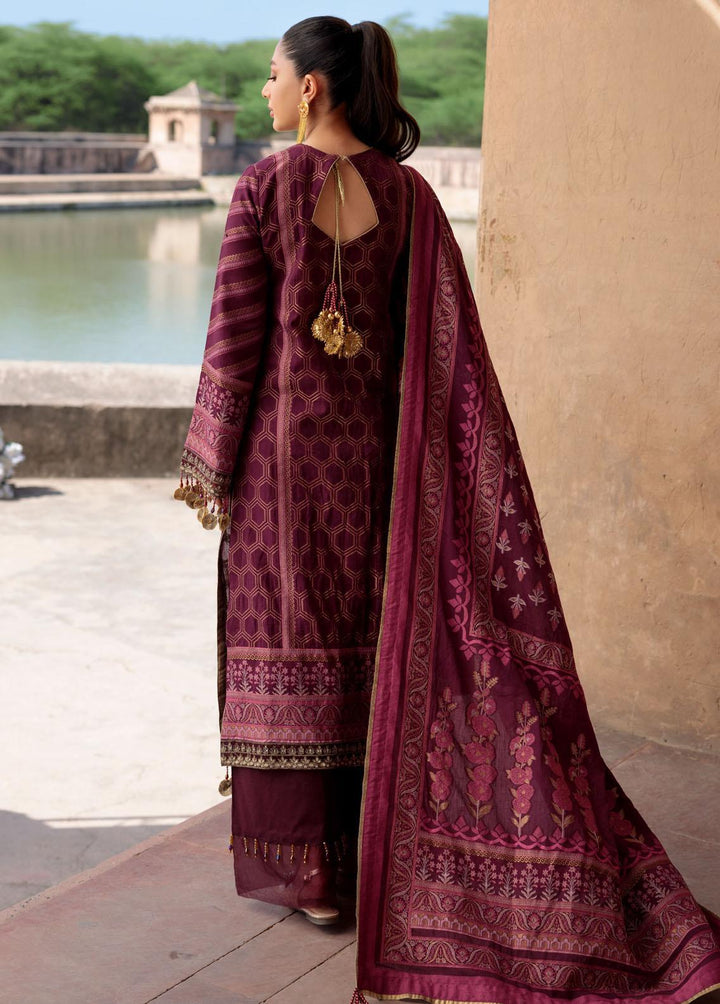 Alannah By Emaan Adeel Embroidered Lawn Suits Unstitched 3 Piece EA22A AL-08 - Festive Collection