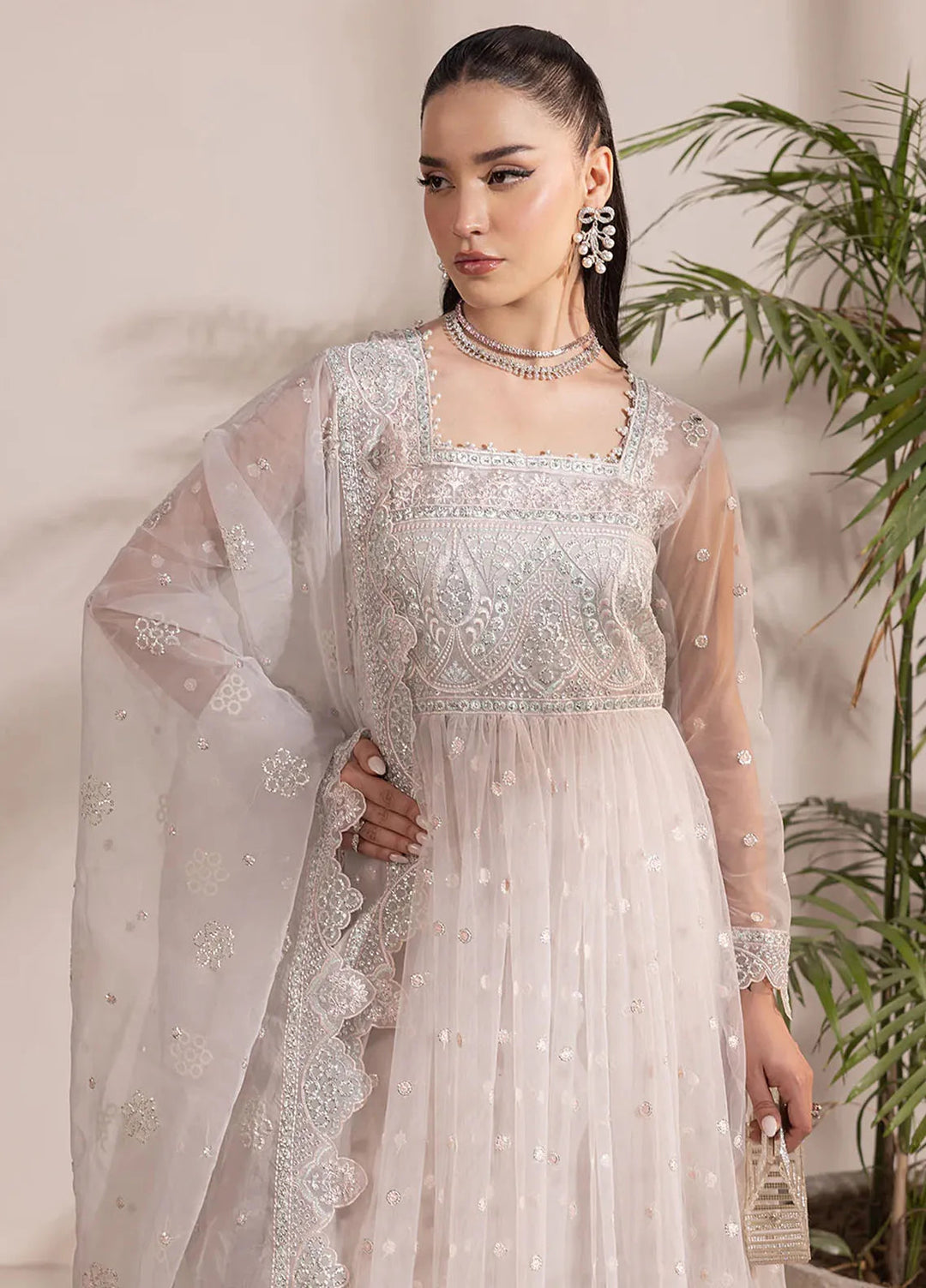 Aleen Pret Embroidered Organza 3 Piece Suit Aira