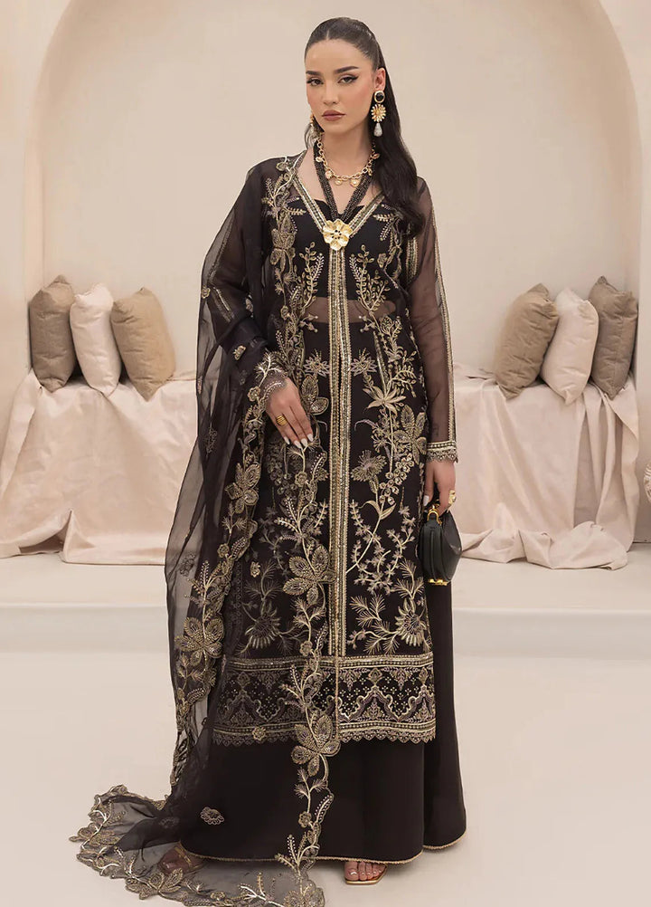 Aleen Pret Embroidered Organza 3 Piece Suit Cascade