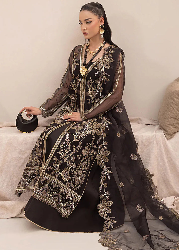 Aleen Pret Embroidered Organza 3 Piece Suit Cascade