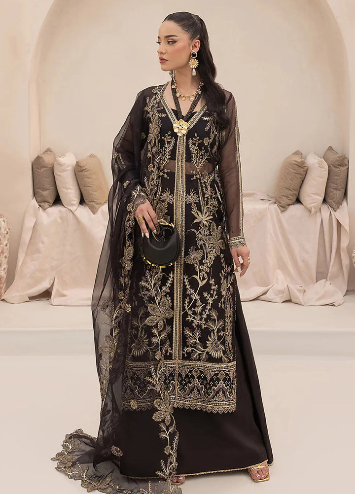 Aleen Pret Embroidered Organza 3 Piece Suit Cascade