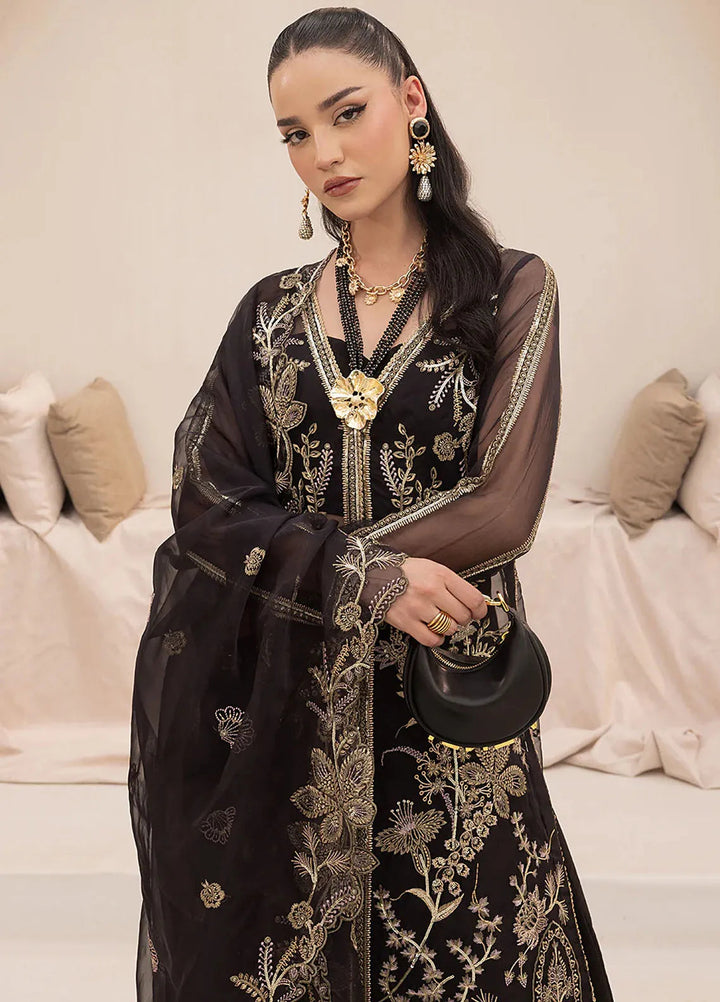 Aleen Pret Embroidered Organza 3 Piece Suit Cascade