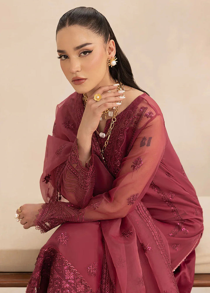 Aleen Pret Embroidered Organza 3 Piece Suit Lueur