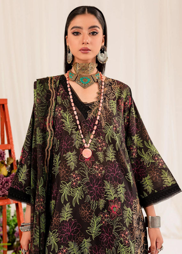 Aleena By Maryum N Maria Embroidered Lawn Suits Unstitched 3 Piece MNM23AL MLFD160 Maha - Formal Collection