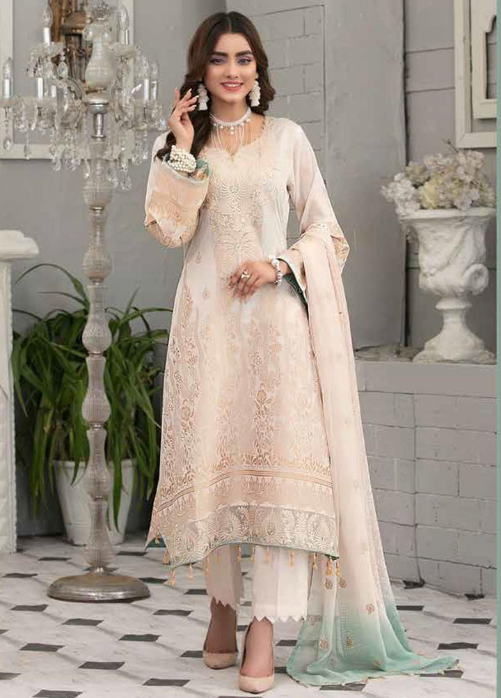 Alesia By Riaz Arts Embroidered Lawn Suits Unstitched 3 Piece RA21A 1232 - Summer Collection