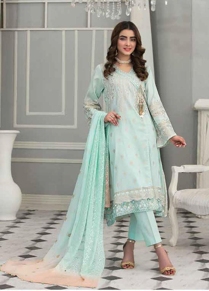 Alesia By Riaz Arts Embroidered Lawn Suits Unstitched 3 Piece RA21A 1237 - Summer Collection