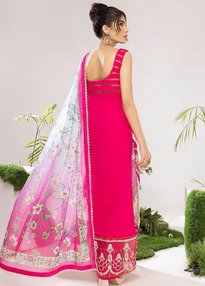 Aleyna By Asifa & Nabeel Embroidered Lawn Suits Unstitched 3 Piece AN23AL ALV-05 Secret - Summer Collection