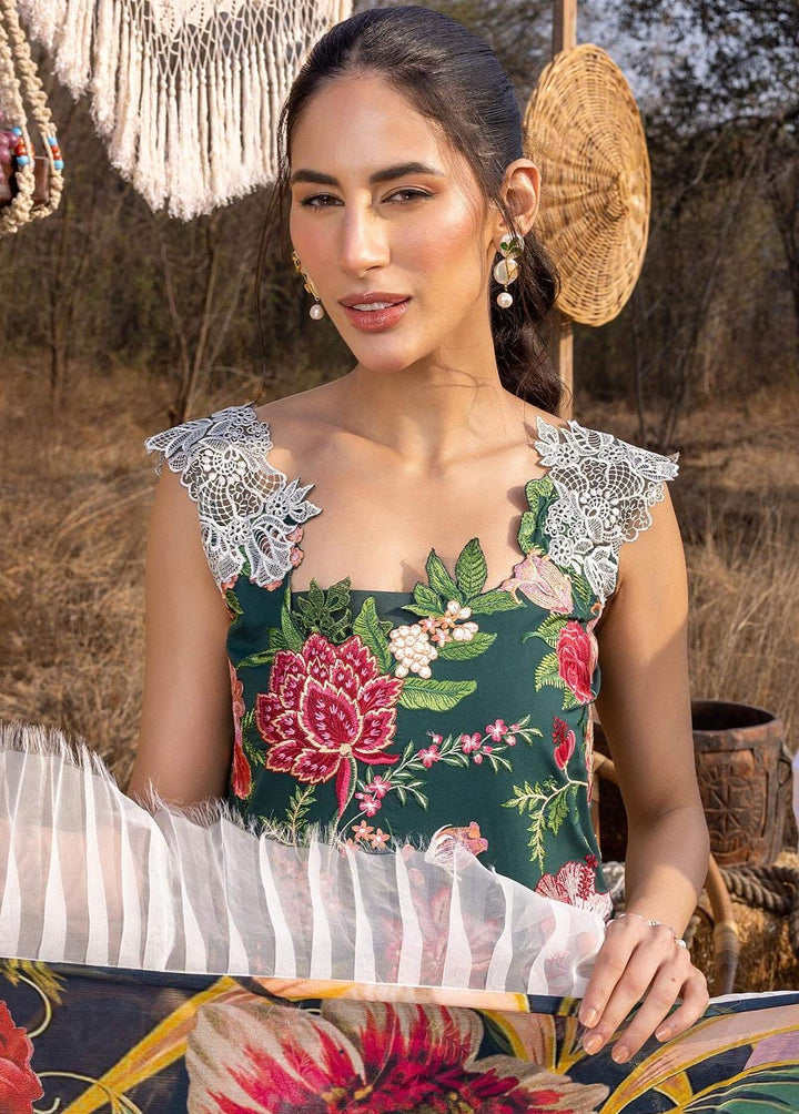 Aleyna By Asifa & Nabeel Embroidered Lawn Suits Unstitched 3 Piece AN23A ASL-02 Gardenia - Summer Collection