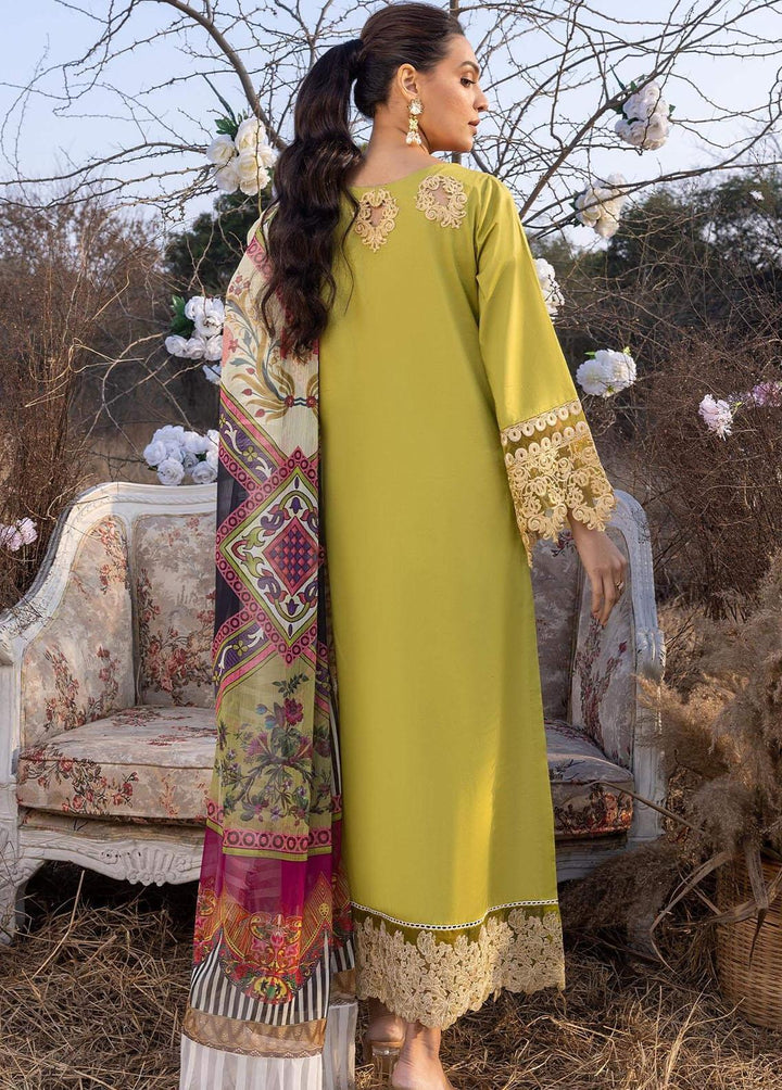 Aleyna By Asifa & Nabeel Embroidered Lawn Suits Unstitched 3 Piece AN23A ASL-05 Dayliliy - Summer Collection