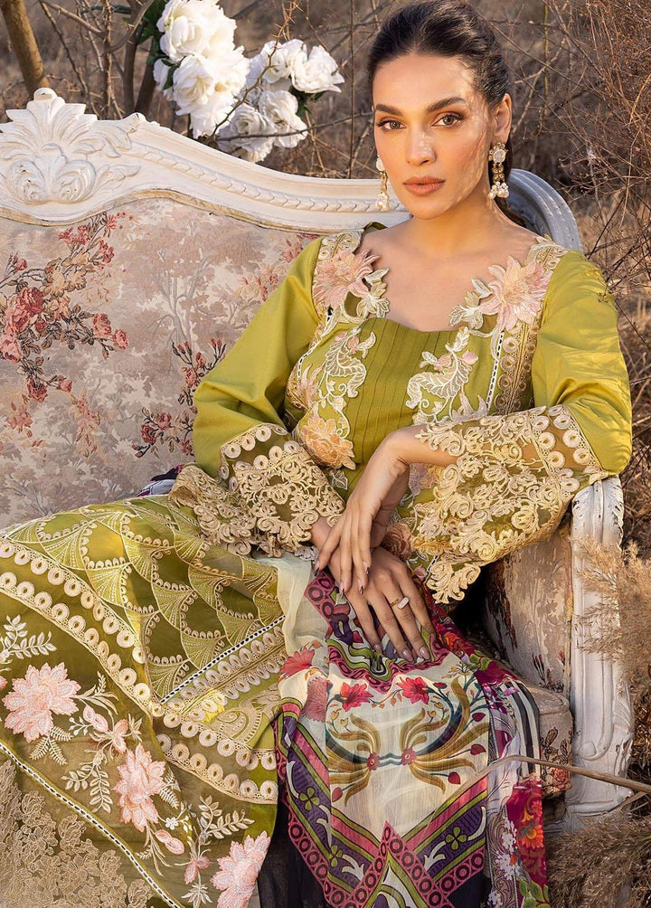 Aleyna By Asifa & Nabeel Embroidered Lawn Suits Unstitched 3 Piece AN23A ASL-05 Dayliliy - Summer Collection