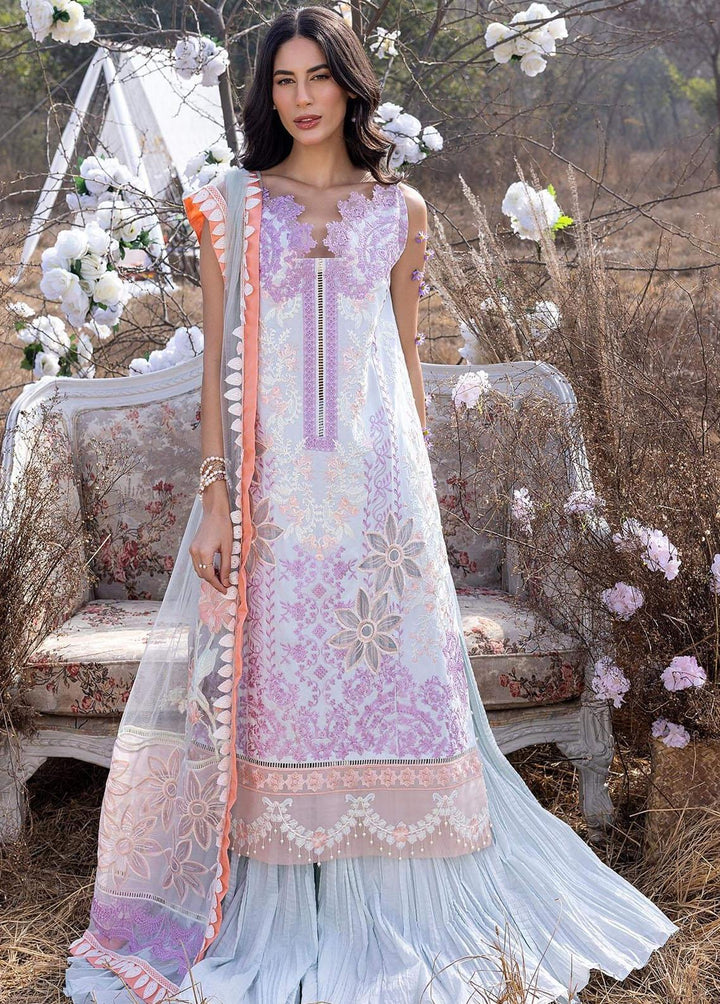Aleyna By Asifa & Nabeel Embroidered Lawn Suits Unstitched 3 Piece AN23A ASL-06 Daisy B - Summer Collection