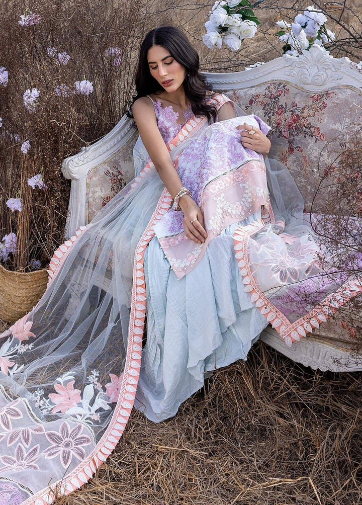 Aleyna By Asifa & Nabeel Embroidered Lawn Suits Unstitched 3 Piece AN23A ASL-06 Daisy B - Summer Collection