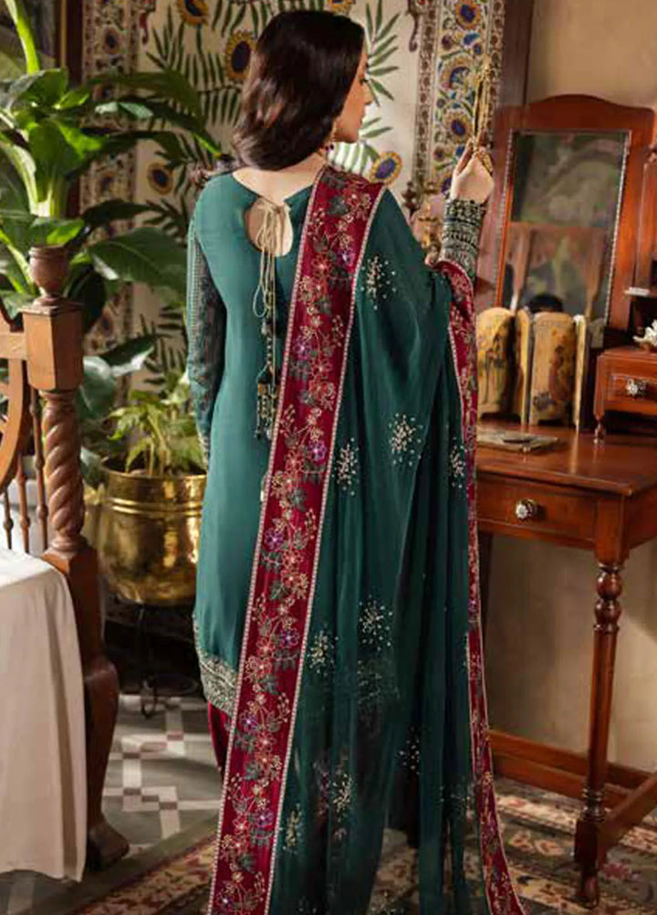 Alfaaz by Nureh Embroidered Chiffon Suits Unstitched 4 Piece NU24AF NL-74 - Formal Collection