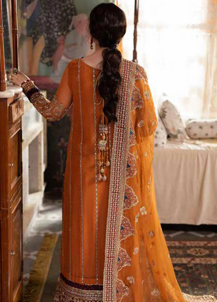 Alfaaz by Nureh Embroidered Chiffon Suits Unstitched 4 Piece NU24AF NL-77 - Formal Collection