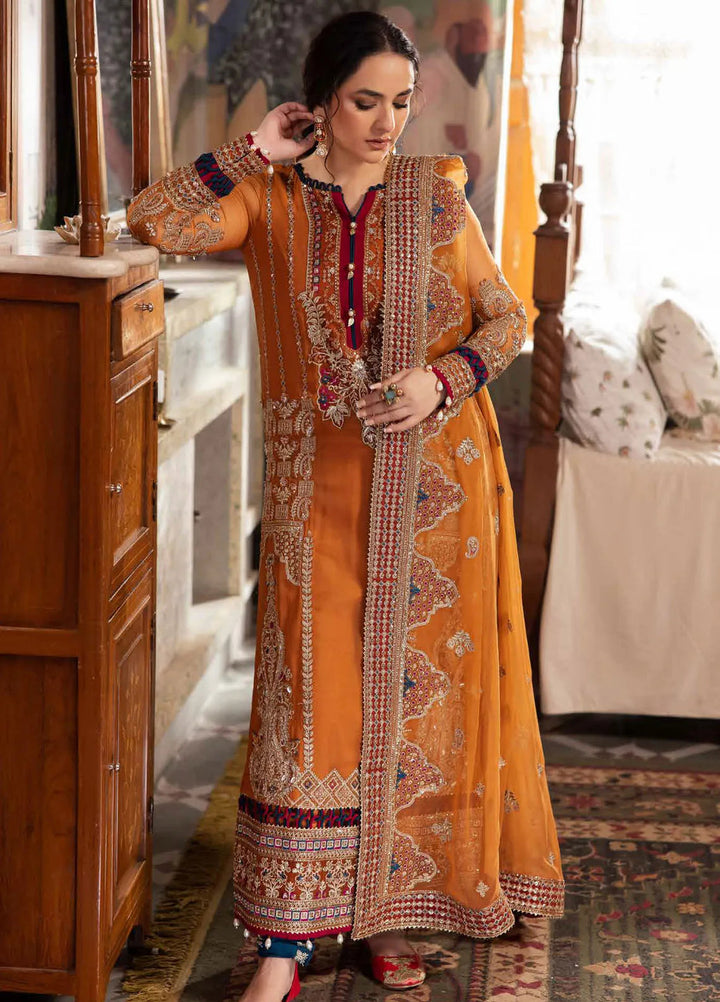 Alfaaz by Nureh Embroidered Chiffon Suits Unstitched 4 Piece NU24AF NL-77 - Formal Collection