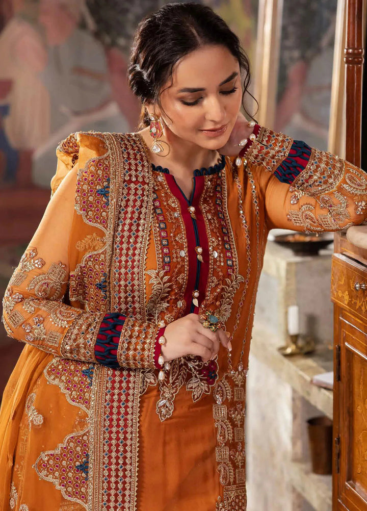 Alfaaz by Nureh Embroidered Chiffon Suits Unstitched 4 Piece NU24AF NL-77 - Formal Collection