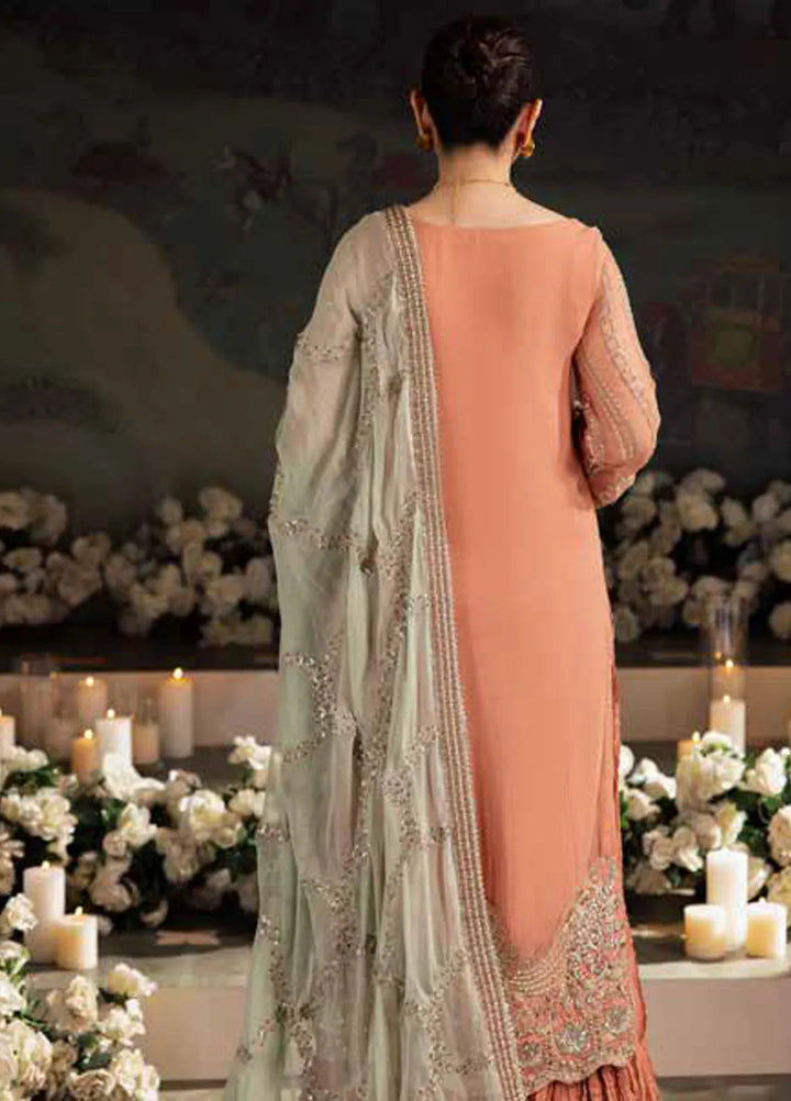 Alfaaz by Nureh Embroidered Chiffon Suits Unstitched 4 Piece NU24AF NL-79 - Formal Collection