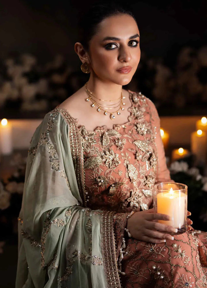 Alfaaz by Nureh Embroidered Chiffon Suits Unstitched 4 Piece NU24AF NL-79 - Formal Collection