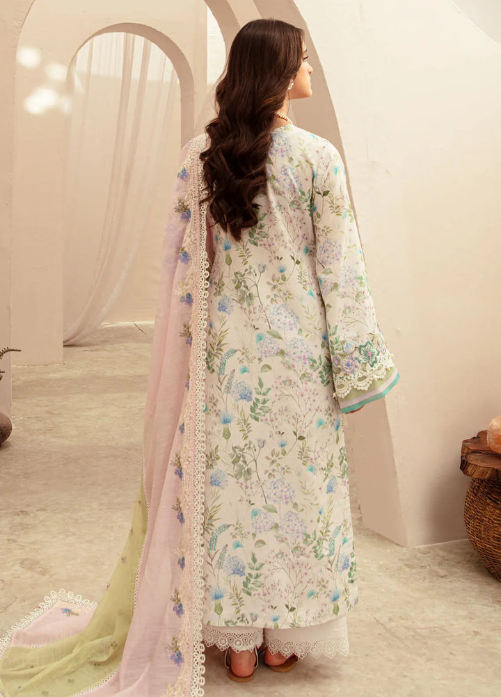 Alif Affordable by Ajr Embroidered Lawn Suit Unstitched 3 Piece AJR24AA AFL-01 Gleam - Summer Collection