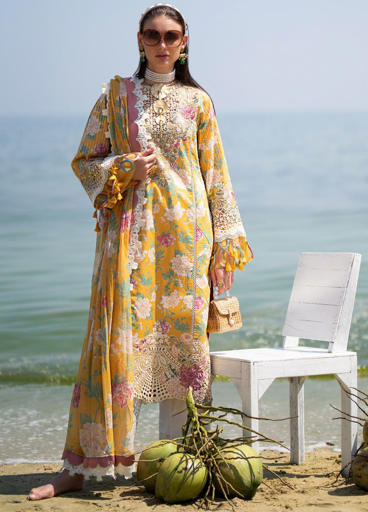 Alif by AJR Couture Embroidered Lawn Suits Unstitched 3 Piece AJR24AL ASL-07 Sunlit - Luxury Summer Collection