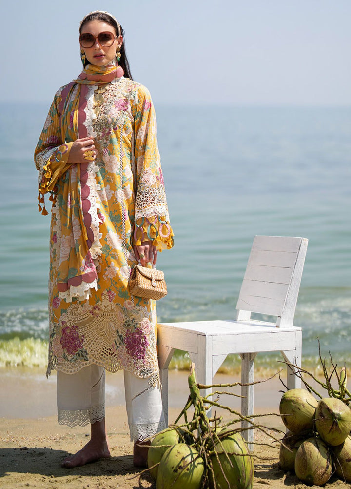 Alif by AJR Couture Embroidered Lawn Suits Unstitched 3 Piece AJR24AL ASL-07 Sunlit - Luxury Summer Collection