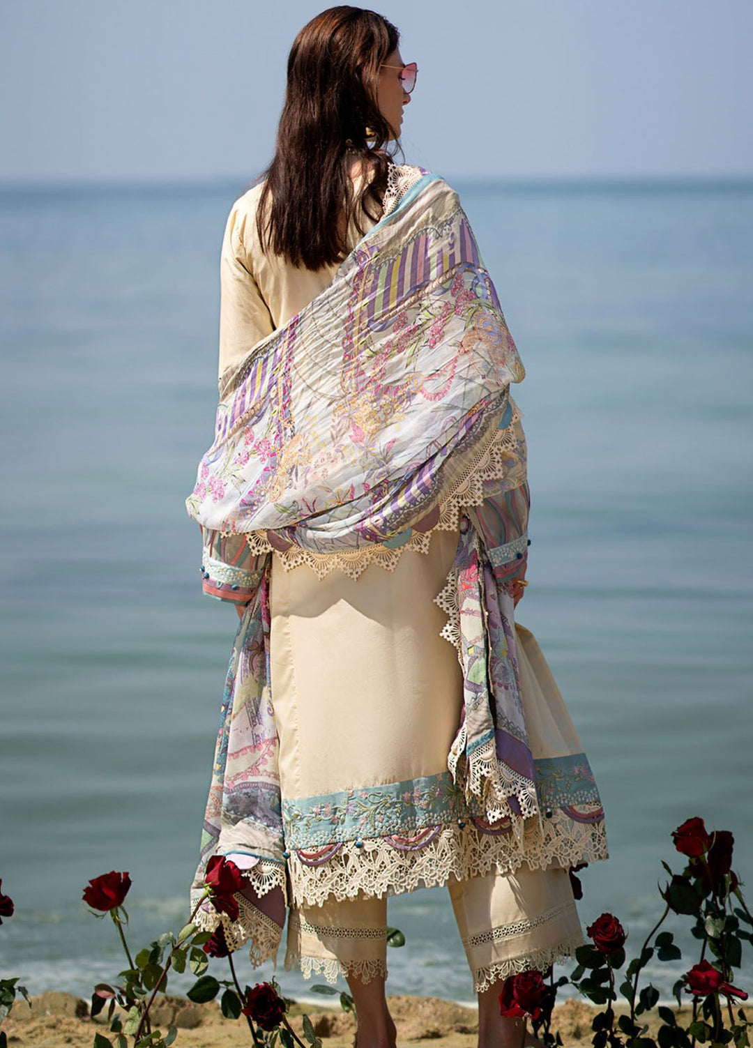 Alif by AJR Couture Embroidered Lawn Suits Unstitched 3 Piece AJR24AL ASL-08 Coraline - Luxury Summer Collection