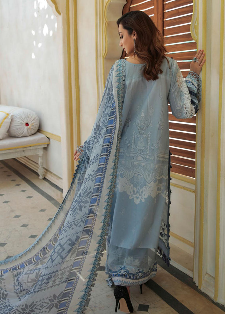 Alif By AJR Couture Embroidered Lawn Suits Unstitched 3 Piece AJR22F AFL-02 EMILIA - Festive Collection