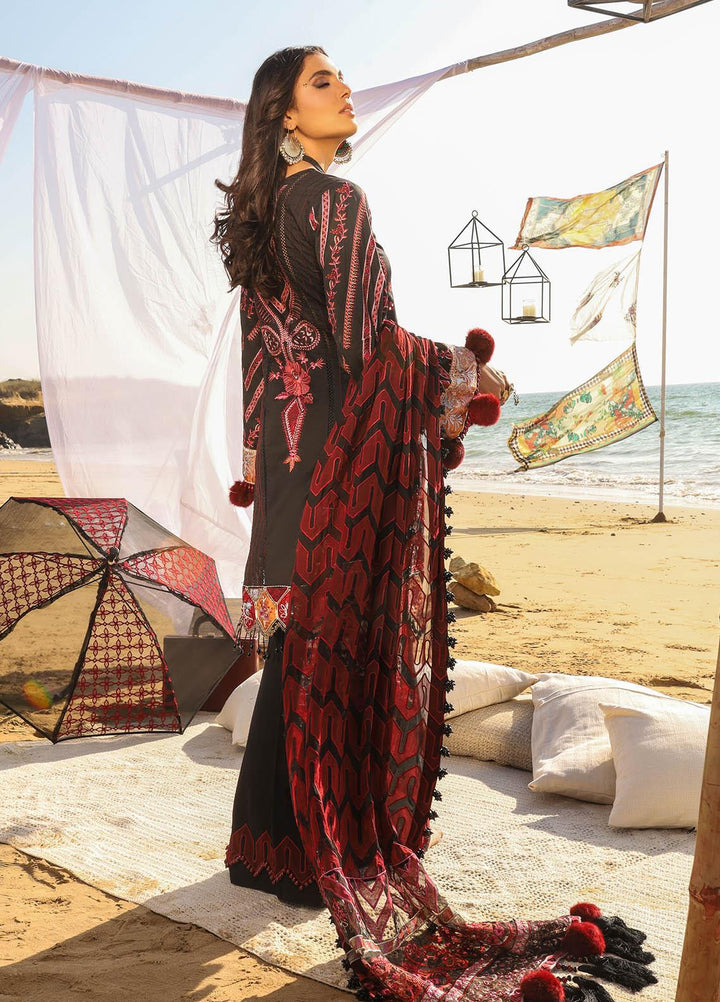Alif by AJR Couture Embroidered Lawn Suits Unstitched 3 Piece AJR21A ALL-05 ASTER - Summer Collection