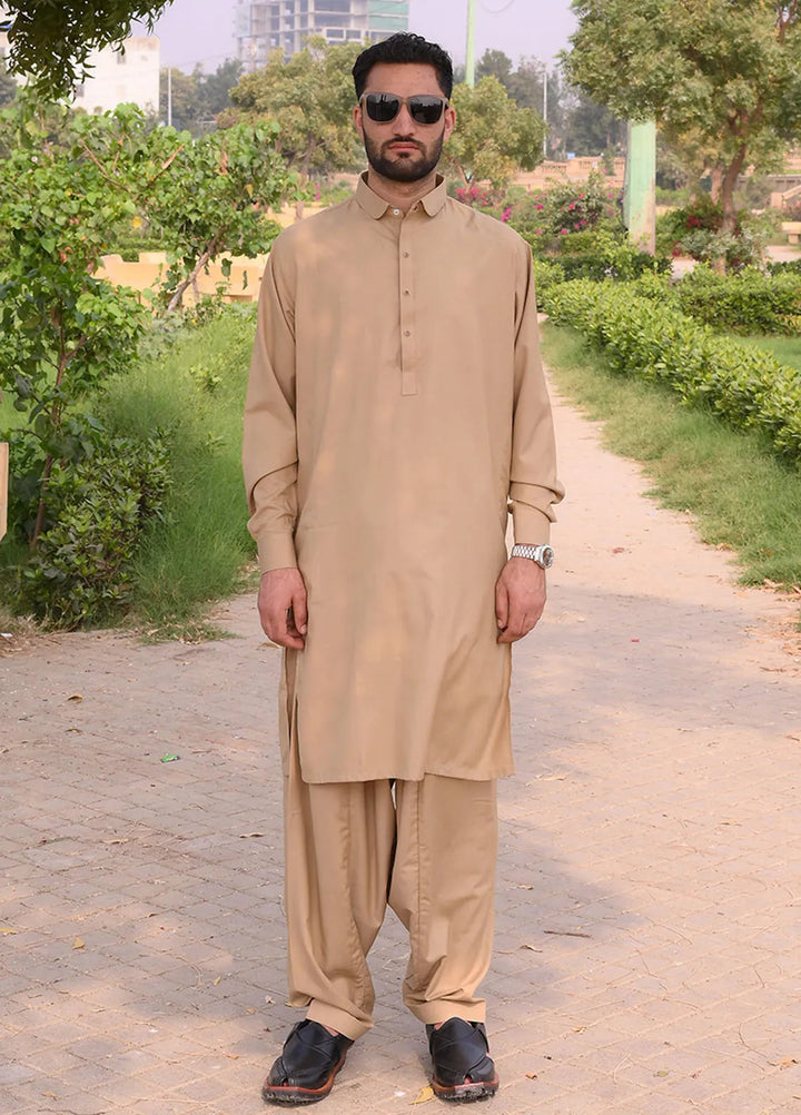 Alif Yay Cotton Plain Mens Shalwar Kameez - AY-012