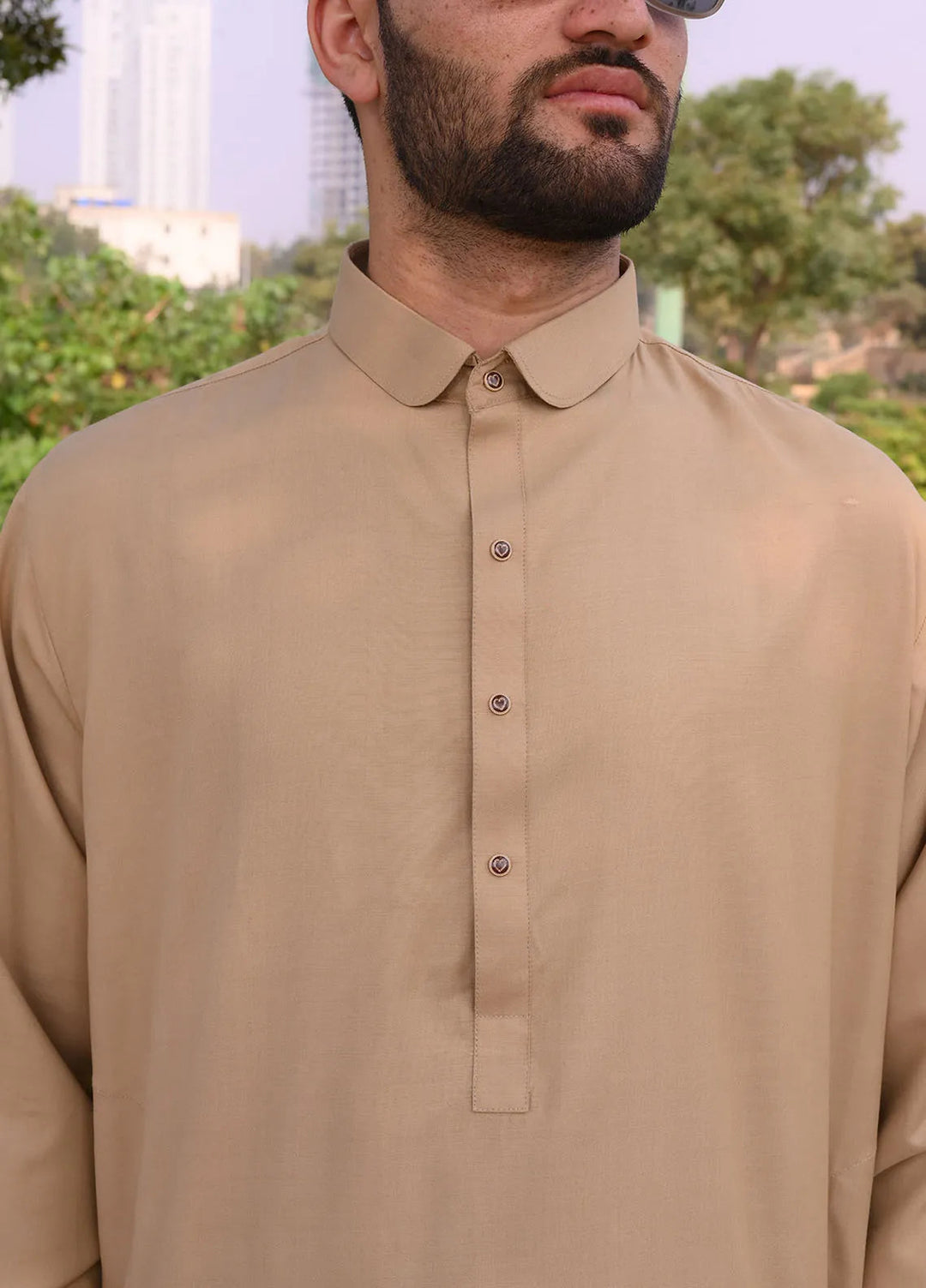 Alif Yay Cotton Plain Mens Shalwar Kameez - AY-012