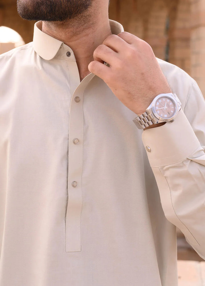 Alif Yay Cotton Plain Mens Shalwar Kameez - AY-013