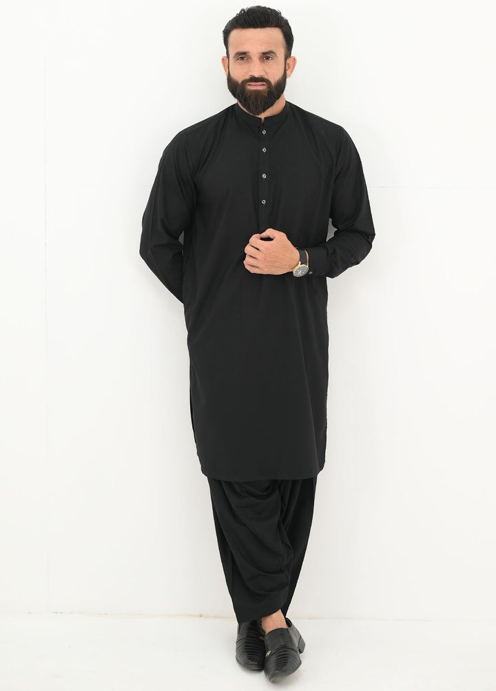 Alif Yay Pret Plain Blended Kurta-Shalwar AY-016