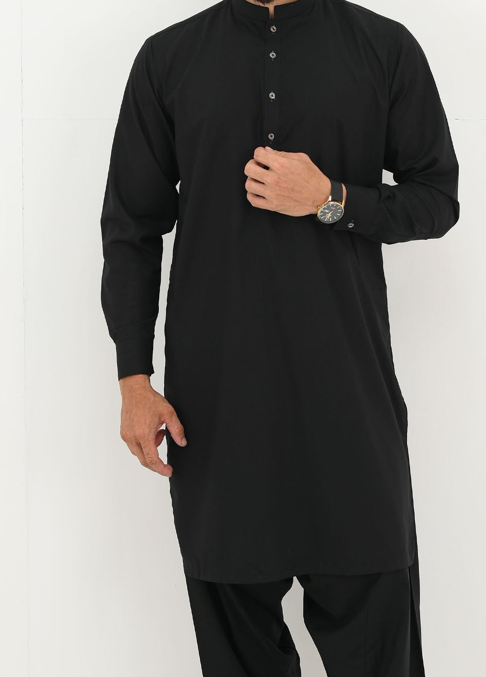 Alif Yay Pret Plain Blended Kurta-Shalwar AY-017