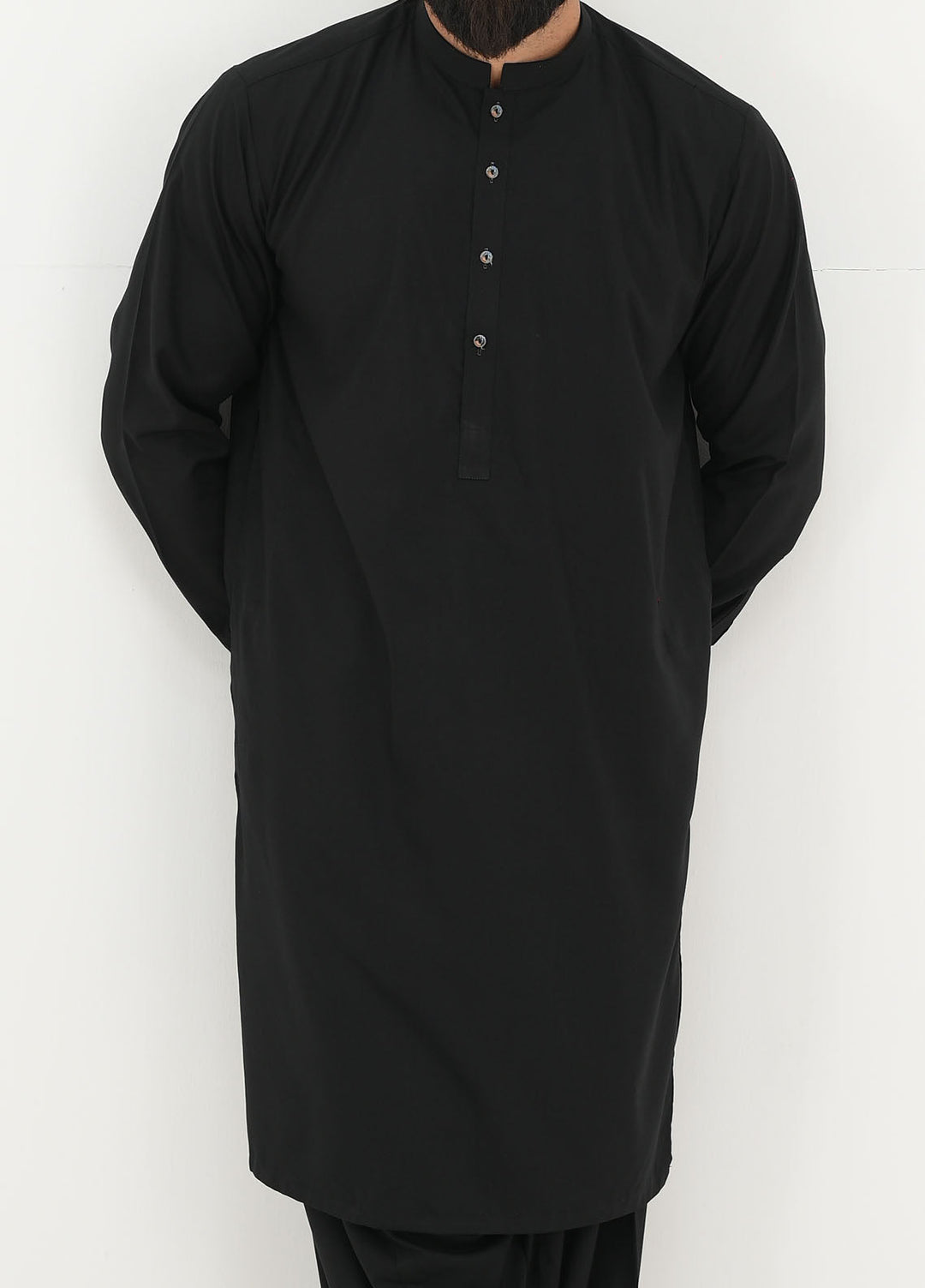 Alif Yay Pret Plain Blended Kurta-Shalwar AY-018