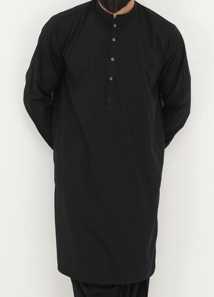 Alif Yay Pret Plain Blended Kurta-Shalwar AY-018