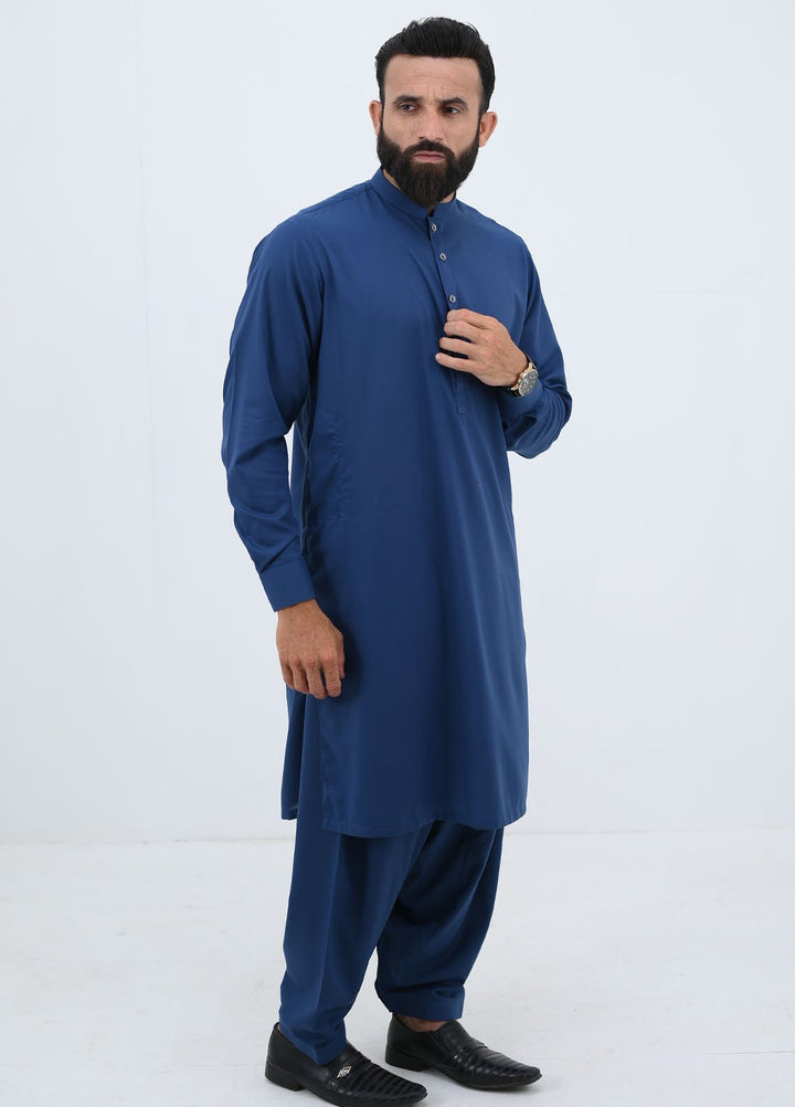 Alif Yay Pret Plain Blended Kurta-Shalwar AY-020