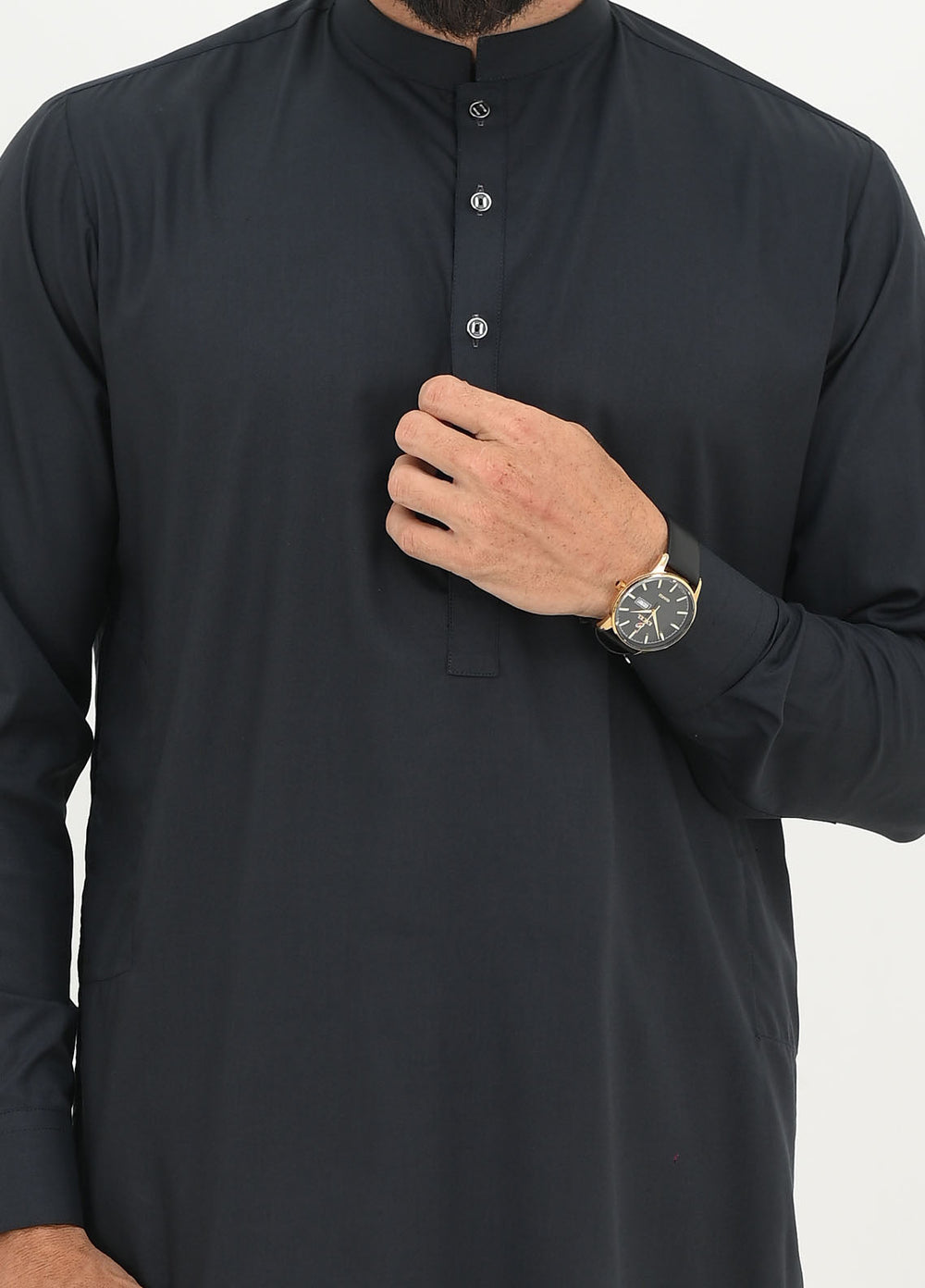 Alif Yay Pret Plain Blended Kurta-Shalwar AY-022