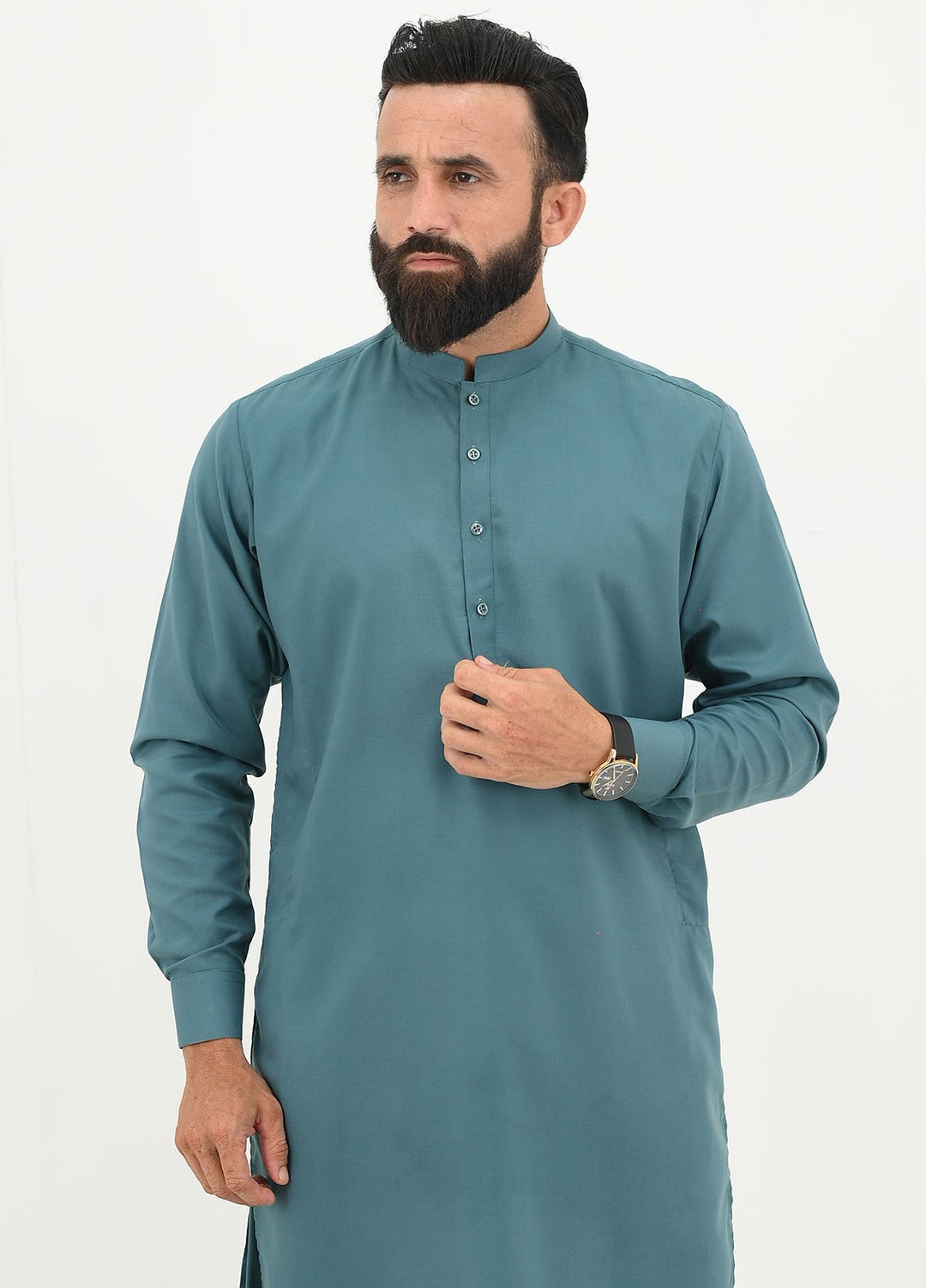 Alif Yay Pret Plain Blended Kurta-Shalwar AY-024