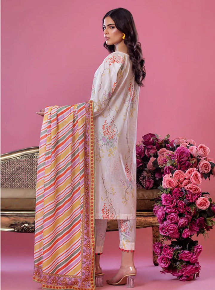 Alisha by Shariq Textiles Printed Lawn Suit Unstitched 3 Piece SQT24A ST-04 - Summer Collection