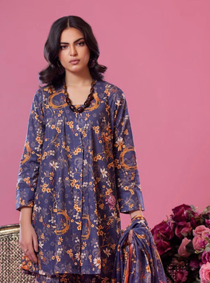 Alisha by Shariq Textiles Printed Lawn Suit Unstitched 3 Piece SQT24A ST-06 - Summer Collection