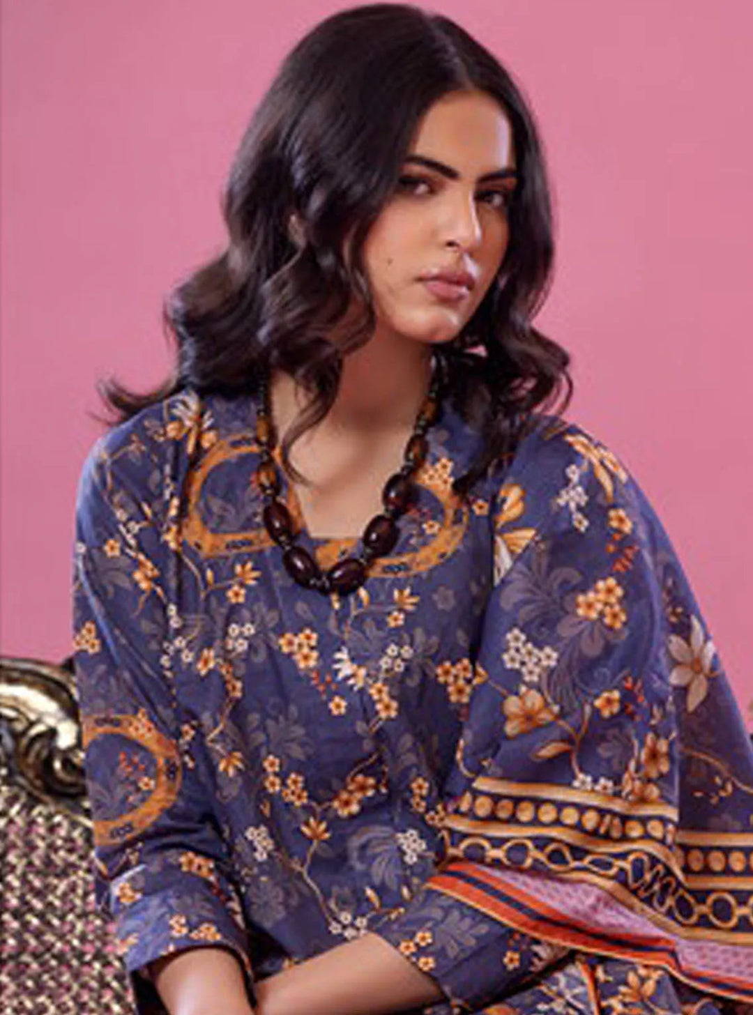 Alisha by Shariq Textiles Printed Lawn Suit Unstitched 3 Piece SQT24A ST-06 - Summer Collection