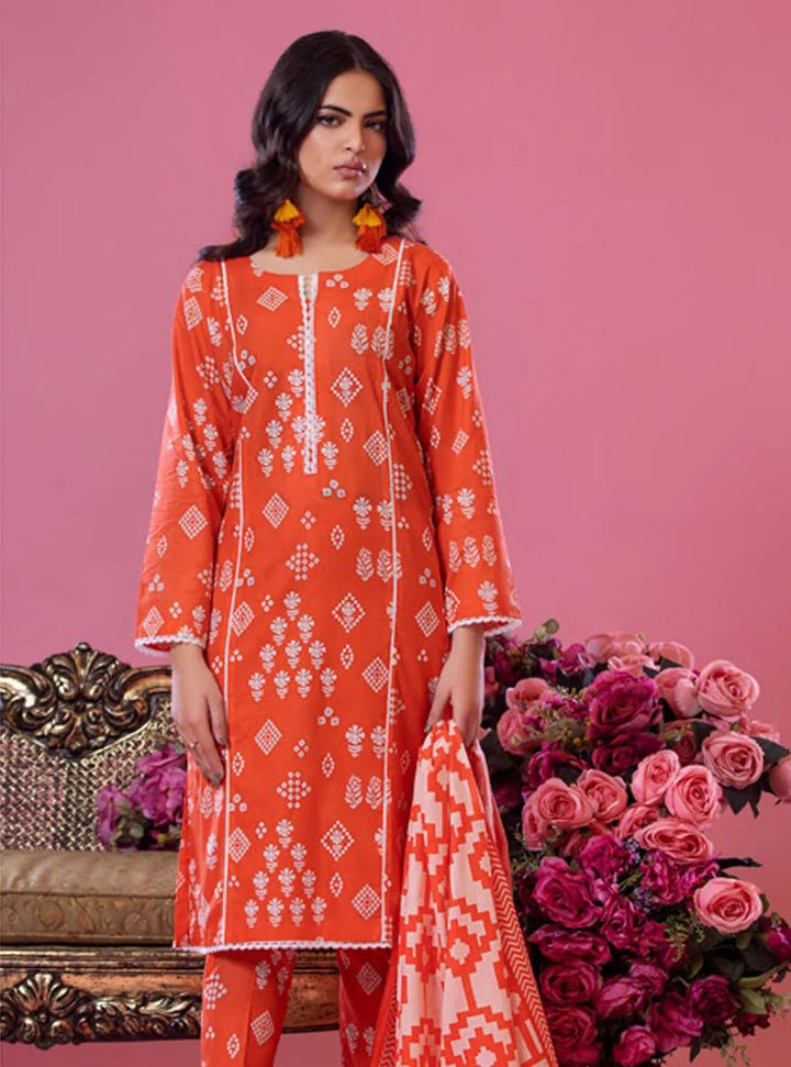 Alisha by Shariq Textiles Printed Lawn Suit Unstitched 3 Piece SQT24A ST-08 - Summer Collection