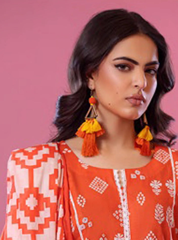 Alisha by Shariq Textiles Printed Lawn Suit Unstitched 3 Piece SQT24A ST-08 - Summer Collection