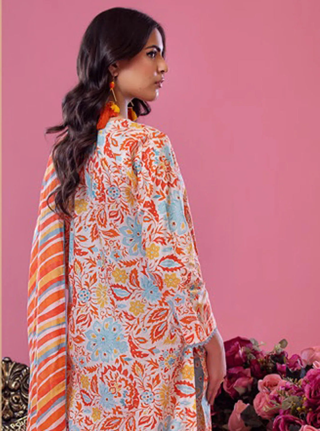 Alisha by Shariq Textiles Printed Lawn Suit Unstitched 3 Piece SQT24A ST-10 - Summer Collection
