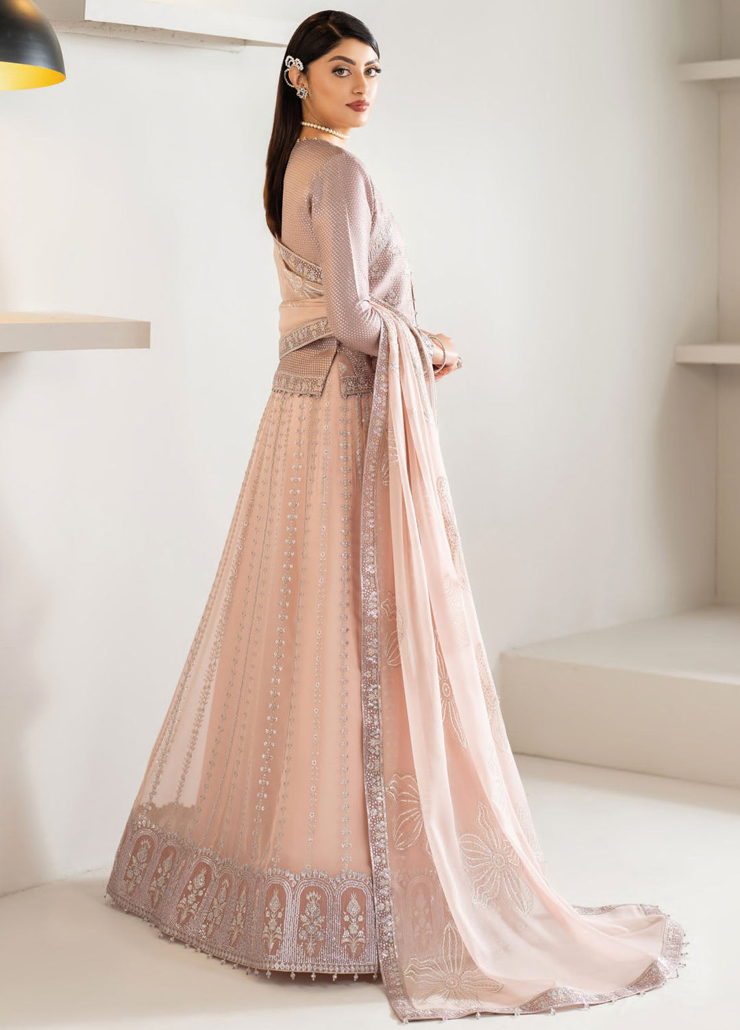 Alizeh Fashion Embroidered Chiffon Suits Unstitched 3 Piece Nisa - Formals Collection