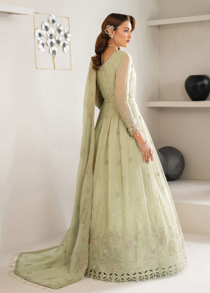 Alizeh Fashion Embroidered Chiffon Suits Unstitched 3 Piece Zenel - Formals Collection