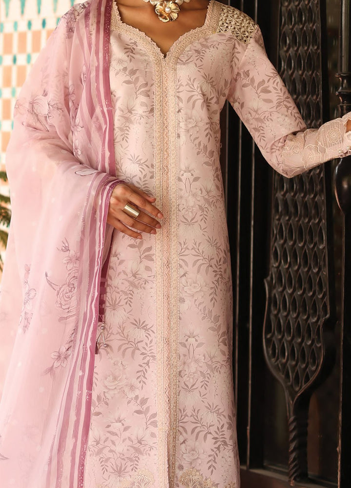 Alizeh Fashion Embroidered Lawn Suits Unstitched 3 Piece AFB25FS D-10 Aruna - Summer Collection