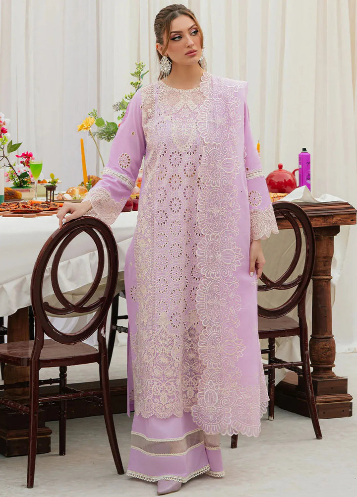 Allenura By Mahnur Embroidered Lawn Suits Unstitched 3 Piece MN24A D-02 Harmony - Luxury Collection