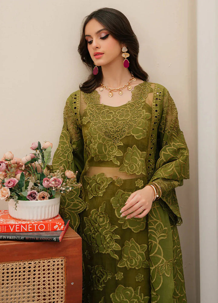 Allenura By Mahnur Embroidered Lawn Suits Unstitched 3 Piece MN24A D-06 Reverie - Luxury Collection